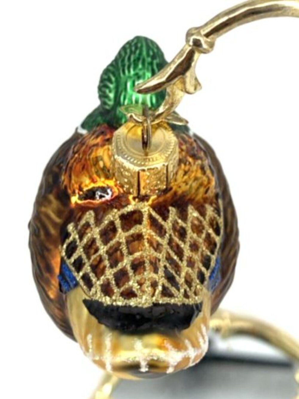 Old World Christmas Mallard Duck Christmas Ornament OWS 3" Vintage - Picture 5 of 7
